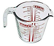 PIREX Pyrex graduiert messen 0,5 Liter Küchenbehälter 3290300 Multicolor