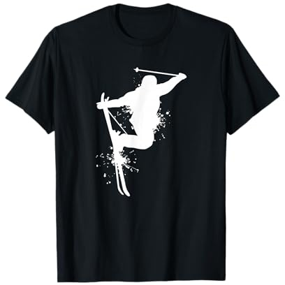 Stunt Ski Garçon Homme Ski Freestyle Ski T-Shirt