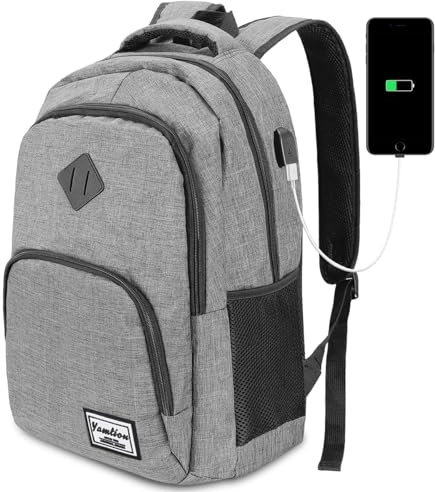 YAMTION School Bookbag,Unisex College Backpack Laptop Backpack Business Backpack for High School University Work Office