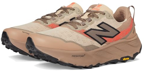 New Balance Fresh Foam X Hierro V9 - Tenis de Correr para Hombre, Desert Clay/Earth Shadow/Urgent Red, 9 Wide