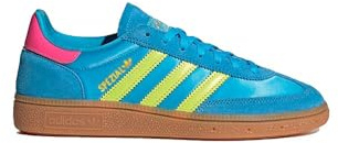 adidas Handball Spezial Women's Shoes, Sky Rush/Solar Yellow/Lucid Pink, Size 7