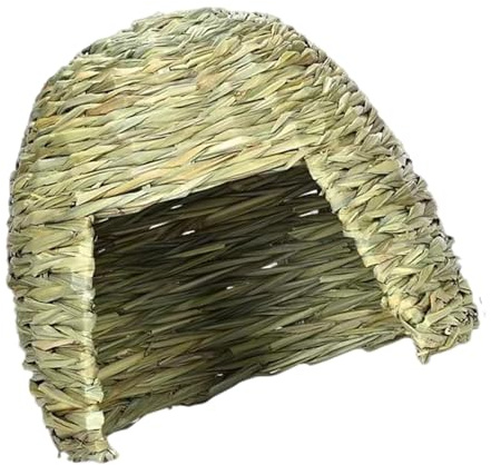 Hamster Hideouts Natural Grass House For Small Pet Practical Small Animal Resting Cave House Cage Accessories Shelter Chinchillas Grass Cave