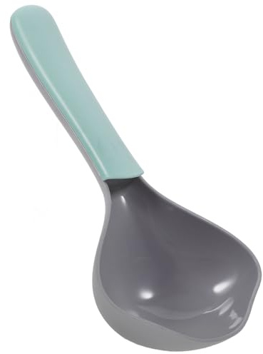 GANAZONO Cuillère Doseuse pour Croquettes Chien et Chat, Petite Pelle Alimentaire en Plastique Abs Réutilisable, Poignée Verte Ergonomique, pour Mesurer et Nourrir Animaux Domestiques,