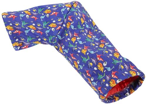 Toyvian Túnel para Hámster Transpirable y Escondite para Conejillo de Indias, Cama Refugio para Animales Pequeños, Túnel Amarillo Piña, Casa para Dormir Segura y Cómoda