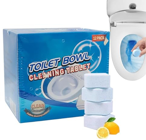 WC Rengöringsmedel Tabletter | 180 gram Långvarig Luktborttagare,Tankfräschare Hårt Vatten Toalett Tabletter,För hårt vatten, lukt, kalkavlagringar, kontor, kommersiella WC