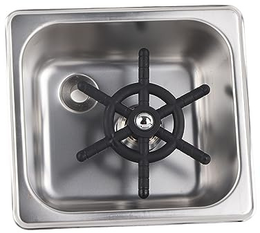 TYTOGE Rostfritt Stål Kopp Tvättmaskin Rengöring, Glas Sköljare med Högtryckstvätt för Bar Kaffe Kopp