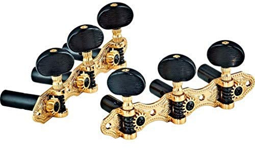 ORTEGA classic tuning machines set OTMDLX-GOBK gold hw/black tubes deluxe