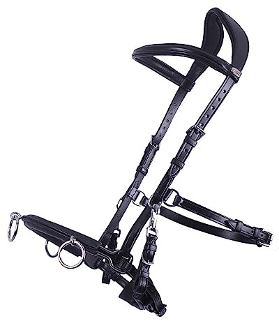QHP Caveçon Cuir - Noir - Cheval