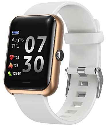 MicLee Damen Herren Smartwatch Fitness Armband Pulsuhren Fitness Tracker Wasserdicht IP68 Fitness Uhr Sportuhr Schrittzähler für Android iOS Handy Smart Watch mit 4 Unterschiedliche Zifferblätter