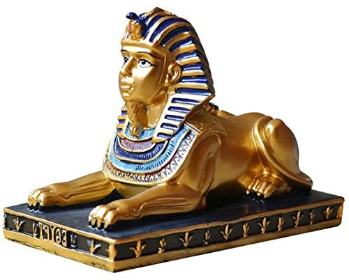 Great Sphinx Figurine Résine Égyptien Sphinx Statue De Sculpture Égyptienne Ancient Sculpture Mythologie Statue pour Le Décor du Bureau À Domicile