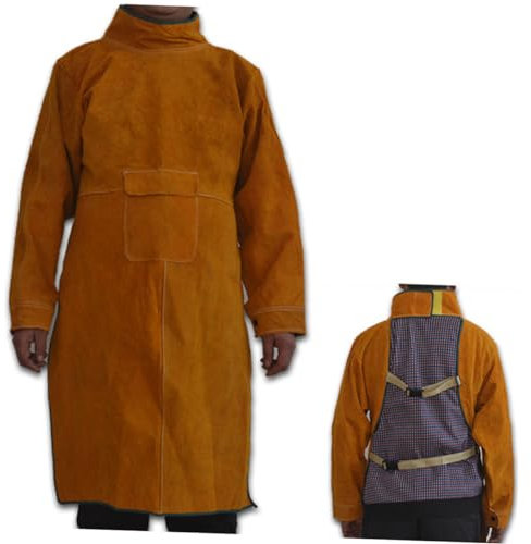 Artibetter Tablier De Soudage De Vachette Résistant Chaleur Protection Ignifuge Et Anti-usure Équipement De Sécurité Ajustable Pour Ateliers Et Usage Professionnel