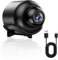 Mini Caméra Œil de Chat WiFi 1080p avec Vision Nocturne, Grand Angle 140° - Caméra sans Fil de Sécurisation pour Maison, Bureau et Voiture, Surveillance à Distance Via Application Smartphone
