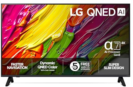 LG Televisor QNED AI QNED70 43QNED70A6A 43'- Ultra HD 4K- Smart TV- WiFi