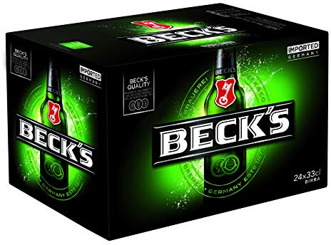 Beck's Birra Bottiglia - Cassa da 24 x 330 ml