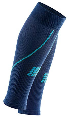 CEP - CALF SLEEVE 2.0 for women | Run compression calf sleeves in blue/light blue, size III