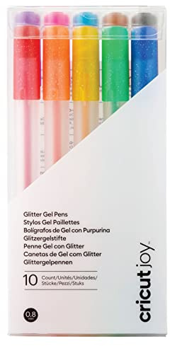 JOY GLITTER GEL RAINBOW PEN SET 10CT
