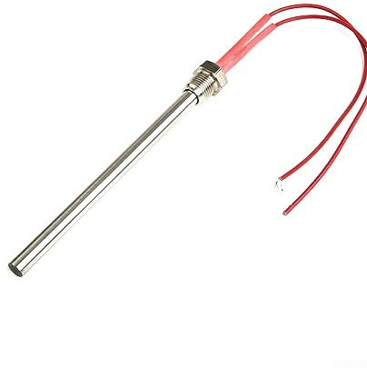 Donkivvy Igniter Hot Rod für Pellet Öfen,Zuendkerze für Pelletofen | Pellets Hot Rod Zündkerze 150x10 mm | 300W |Holzpellets Ofen Zuendstab | Heizwiderstand 220v,Heizrohr Kamin Grill Herd Teil