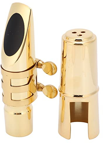 Accessorio per Strumenti Musicali, Bocchino EB Alto Saxophone 5C con Tap Pad, Adatti per i Giocatori di Sassofono Alto Ed EB