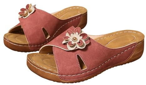 Zapatilla De Caminar Mujer Ligero Cómodo Ortopédico, Sandalias Ortopédicas Mujer Verano Zapato Punta Abierta Transpirable, Zapatillas De Verano Aéreas, Zapatillas De Flor Strass, Zapatillas Exteriores