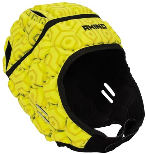 ND Sports Unisex ungdom K-REY-RRP221YLB noshörning Pro huvudskydd, fluo gul, LY