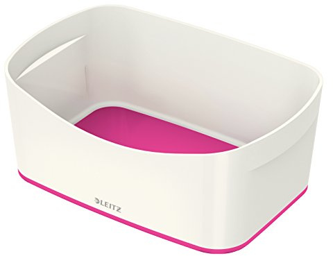 Leitz MyBox, Aufbewahrungsschale, Blickdicht, Weiß/Pink Metallic, Kunststoff, 52574023