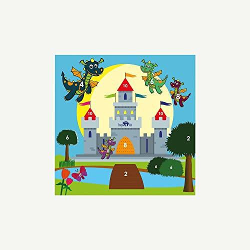 BEARPAW PRODUCTS Zielscheiben Auflage Kinder Bogensport | Wetterfest & klimaneutral | Für Zielscheiben (Burg)