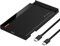 FANTEC PL-25U31 USB3.2 Gen2 SSD/Festplattengehäuse für 1x SATA 2,5 Zoll SATA SSD/HDD (max. 9,5mm Bauhöhe), Transferraten bis 10Gbit/s (SUPERSPEED+), USB-C, kein Werkzeug notwendig, Kunststoff, schwarz