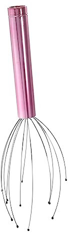 CLISPEED Masajeador De Cabeza Garras Eléctrico Tl-2790 Rosa Carmín, Ligero y Portátil, Adecuado Para Aliviar Migrañas y Mejorar El Cuero Cabelludo Uso Doméstico y Viajes