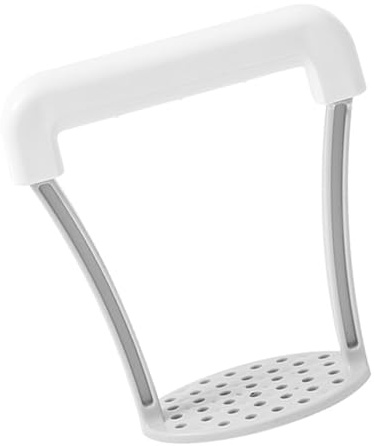 XUXHOU Grönsaksmos Bärbar Multifunktionell Manuell Potatisstötare för Camping Hemmabruk Slitstark PP-material 12 X 13 Cm