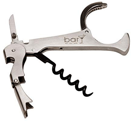BAR BEER WINE SPIRITS 3 BARY3 Waiters Corkscrew with FOIL Cutter