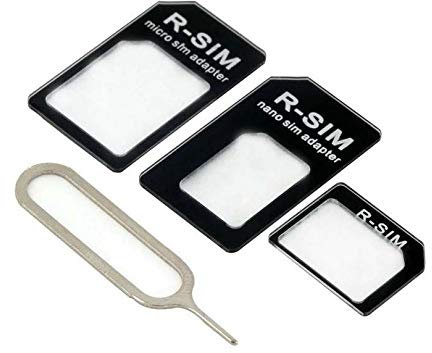 Adaptateur de Carte SIM 3 en 1 pour IPHONE 12 Mini Micro-SIM Nano-SIM Universel