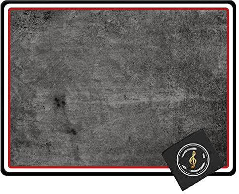 CDVR Schlagzeugteppich 120CM x 80CM Drum Teppich, Elektronisches Jazz Schlagzeug Kit für Instrumente Teppich, Schlagzeug Teppich Schallschutz Teppich Schallschutzmatte Mit Spezialtasche