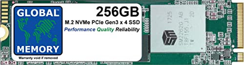 GLOBAL MEMORY 256GB M.2 2280 PCIe Gen3 x4 NVMe SOLID STATE DRIVE (SSD) FOR LAPTOPS/DESKTOP PCs/SERVERS/WORKSTATIONS/MOTHERBOARDS