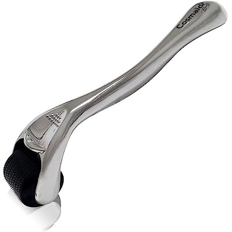 Cosmaidi Dermaroller | 540 Nadeln | Needling Roller für Gesichtspflege | Microneedling Roller | Anti Aging | Anti-Falten | Narbenentfernung | Bartroller | Für Falten, Naben, Haarausfall & Bartwuchs