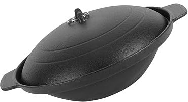 ORFOFE Cast Iron Clay Pot for Home Use for Braising Chicken Rice Stewing in This Rice Pot and Versatile Household