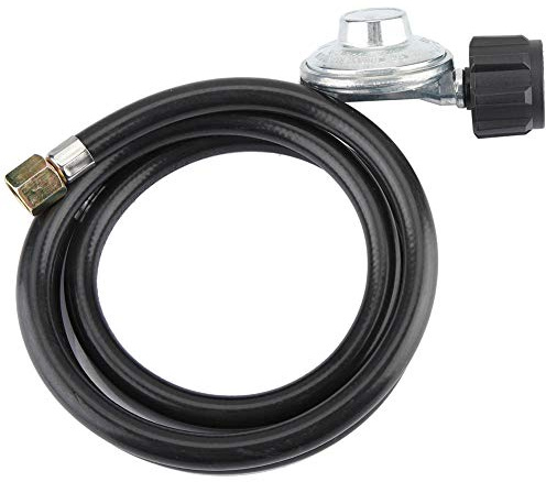 Fictory Adaptateur universel de régulateur de gaz propane – Contrôle sûr de basse pression pour barbecue LP/GPL – Comprend un tuyau de 1,5 m pour une connexion pratique