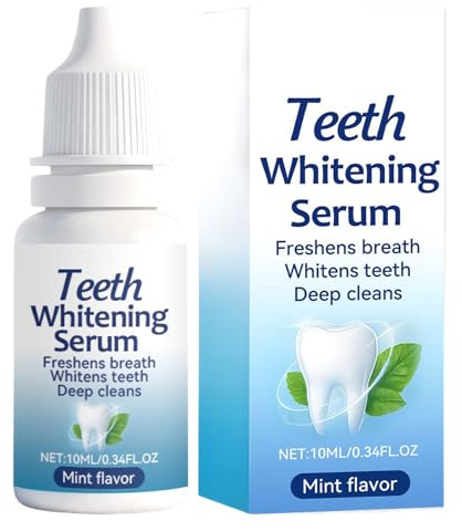 Solución Blanqueadora de Dientes - Líquido de Limpieza Instantánea,Gel de Cuidado de Acción Rápida 10 ml,para Adultos Familia Hombres Mujeres Noche Hogar Mañana Viaje Fiesta Boda