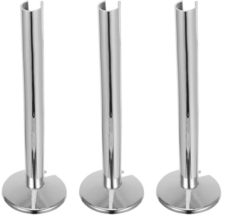 SOESFOUFU 3pcs Plastic Radiator Pipe Cover & Shroud 15mm x 200mm Pipe Central Heating Clip On Covers Radiator Accessories for Wall Tube Decoration