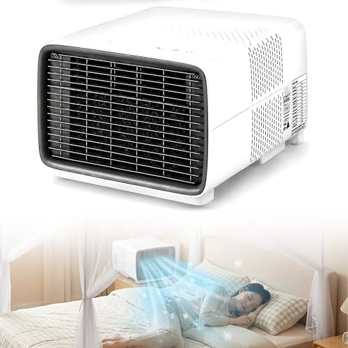 Mini Aire Acondicionado Portátil para Caravana, Autocaravana y Furgoneta, Enfriamiento Rápido 2700 BTU, Aire Acondicionado de Viaje Ligero y Listo para Usar, Ahorro de Energía 280W