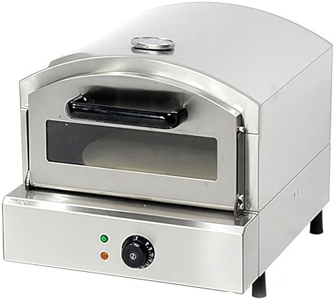 Professionell pizzatillverkare med separat temperaturkontroll, värmebeständigt glasfönster, gasbakning, perfekt för pizzerior och hotell