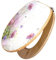 banjado® Design WC Sitz Bambus 44x38x5cm mit Motiv Glitzernde Wiese - Toilettendeckel/Toilettensitz Bambus - hochwertiger Bambus Klodeckel/WC-Sitz mit Universal Scharnieren für alle gängigen Toiletten