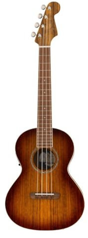 Fender Rincon Tenor Ukulele, Walnut Fingerboard, in Aged Cognac Burst
