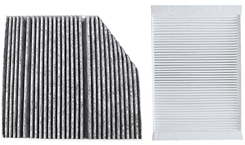 Fvoagaou Cabin Filter for C-CLASS W205 A205 C205 S205 2013-2019 Model Built in External Air Conditioning Filter Set