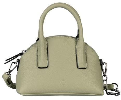 TOM TAILOR Denim Licia Damen Shopper Umhängetasche Reißverschluss Klein Grün