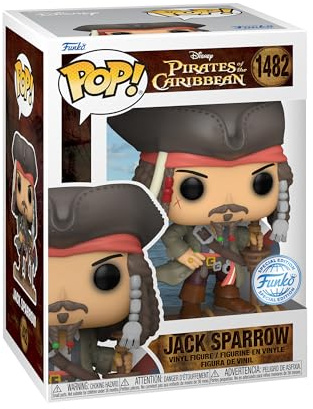 Funko Pop! Movies: Pirates of The Caribbean - Jack Sparrow - Figura de Vinilo Coleccionable - Idea de Regalo - Mercancía Oficial - Juguetes para niños y Adultos - Figura Modelo para coleccionistas