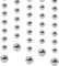 wocpvm Palla Stroboscopica Mirror Ball Mini Sfere da Discoteca ideale per Feste, Danze DJ, Albero di Natale Decorazione Effetto Luce (argentate)