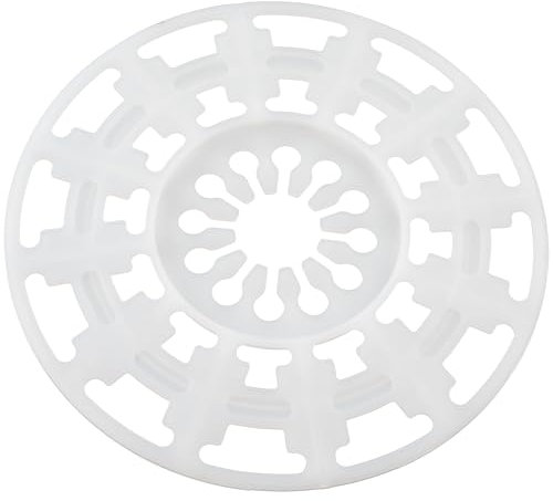 AERZETIX - Juego de 50 Rosetas arandelas de apoyo Ø140mm para fijación de paneles aislantes suaves lana de roca lana de vidrio - en plástico - color blanco