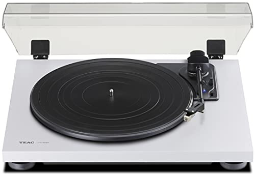 TEAC TN-180BT-W 3-Speed Analog Turntable with Phono EQ and Bluetooth - White