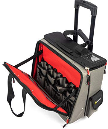 C.K Magma MA2652 Technician's PRO - Valigia con ruote, colore: Rosso