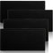 Tebery 4 Pack 30x15cm Rubber Bar Mats, 12 X 6 Black Bar Service Spill Drying Mat